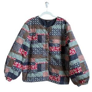 GiGio Quilted Patchwork Effect Jacket